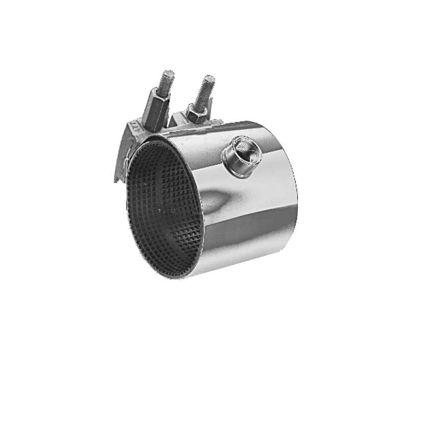 4 inch cast iron on sale pipe repair clamp